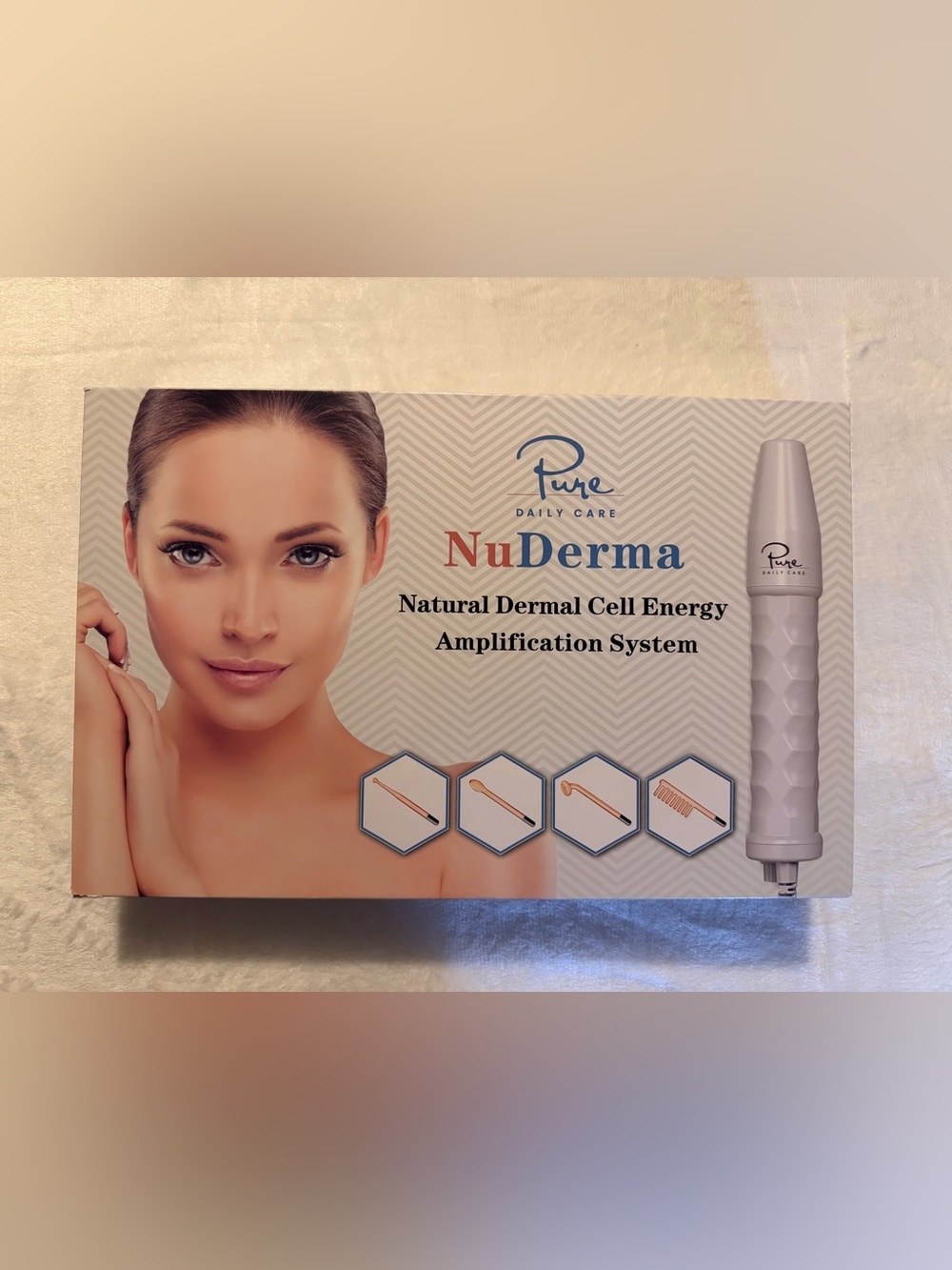 Pure Daily Care NuDerma Handheld Skin Therapy Wand Machine